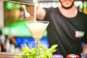 Live music performance at Zoo Bar Ibiza with crowd cheering