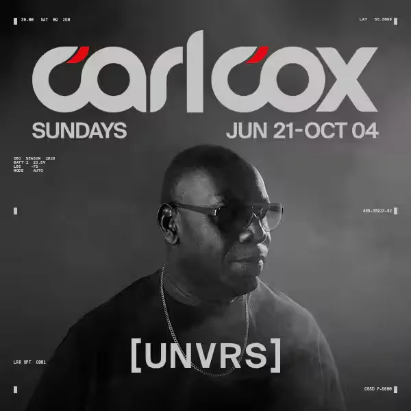 Carl Cox flyer