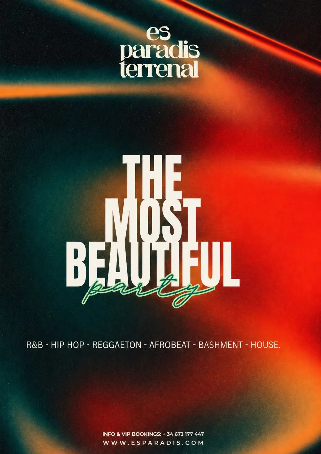 The Most Beautiful Party flyer