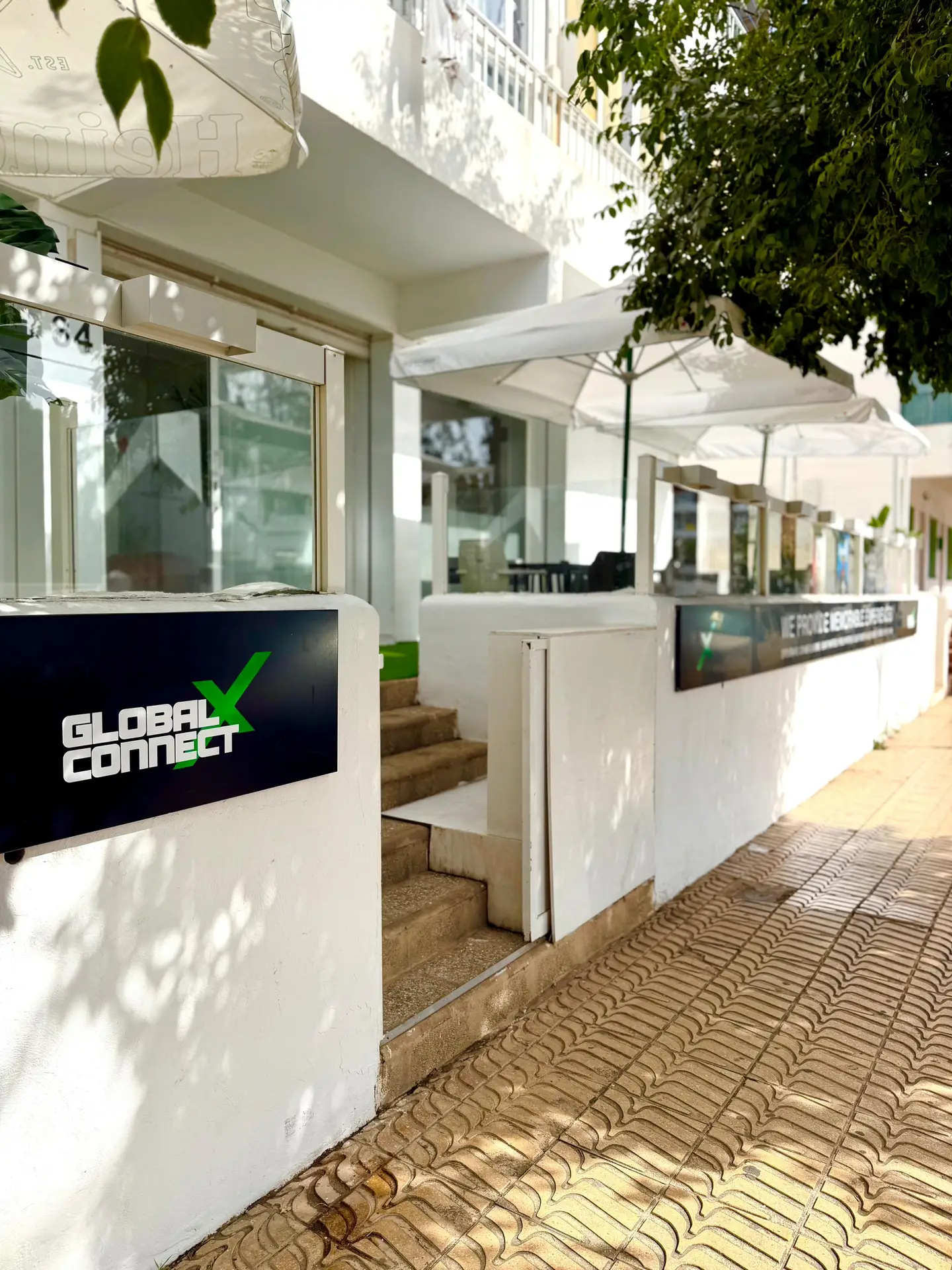 GXC Ibiza office storefront on Avinguda Pedro Matutes Noguera, Figueretas